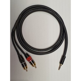 Mini 3.5 to RCA Canare สายมินิแจ้ค ออก RCA สาย Canare L4E6S