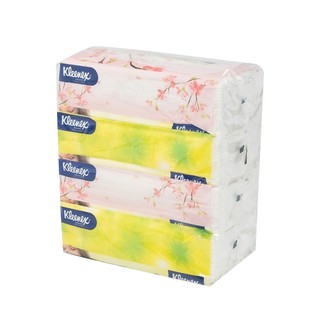 คลีเน็กซ์ เนเชอรัล ซอฟท์ กระดาษเช็ดหน้า 120 แผ่น (4 กล่อง) Kleenex Natural Soft Facial Tissue 120 Sheets (4 Boxes)
