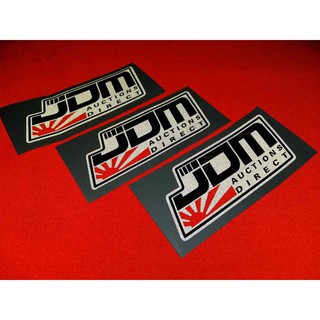 สติ๊กเกอร์ติดรถ JDM ขาวสะท้อนแสง ลายรถ 1 ชิ้น