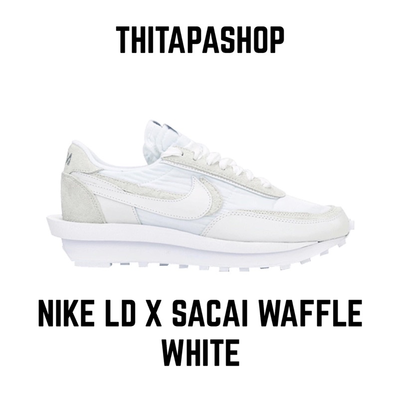 NIKE LD X SACAI WAFFLE WHITE