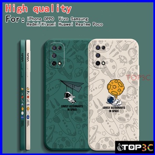 เคส Realme 7 Pro เคส Realme 7 5G XT Realme 6 Pro Realme C3 Realme 5 Pro 5i 6i 5 7i C17 X K5 Realme Narzo 20 Pro Narzo 30A Realme 8 5G 8i 8 Pro 9 9i Realme 9 Pro Plus Space Nasa เคสมือถือคู่รัก เคสโทรศัพท์ TKR