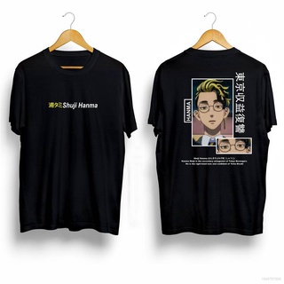 เสื้อยืดแขนสั้นลําลอง ทรงหลวม พิมพ์ลายอนิเมะ Tokyo Revengers Shuji Hanma แฟชั่นสําหรับผู้ชาย และผู้หญิง