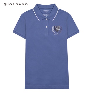 GIORDANO เสื้อโปโลผู้หญิง Womens Bold Polo 05312232