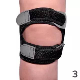 Futuro Knee Dual Strap Support ลูกสะบ้าเข่า พยุงลูกสะบ้าเข่า แถบรัดคู่ ชนิดปรับกระชับได้