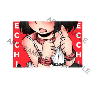 อนิเมะ Stickers สติ๊กเกอร์ 2 ชิ้น Ecchi Anime Ahegao Japan Anime ecchi sticker