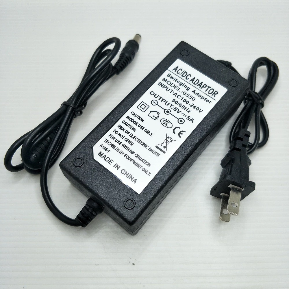Adapter 5V 5A( DC 5.5 x 2.5MM) อะแดปเตอร์ 5โวล์ท5แอมป์( DC 5.5 x 2.5MM)