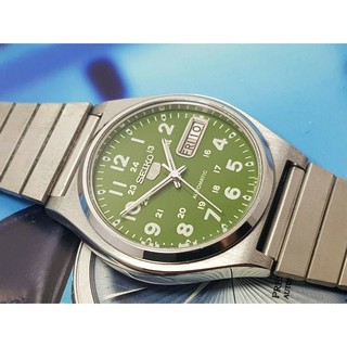 seiko automatic 7009 modify หน้าเขียว สภาพดี ล้างเครื่องมาเรียบร้อยครับ