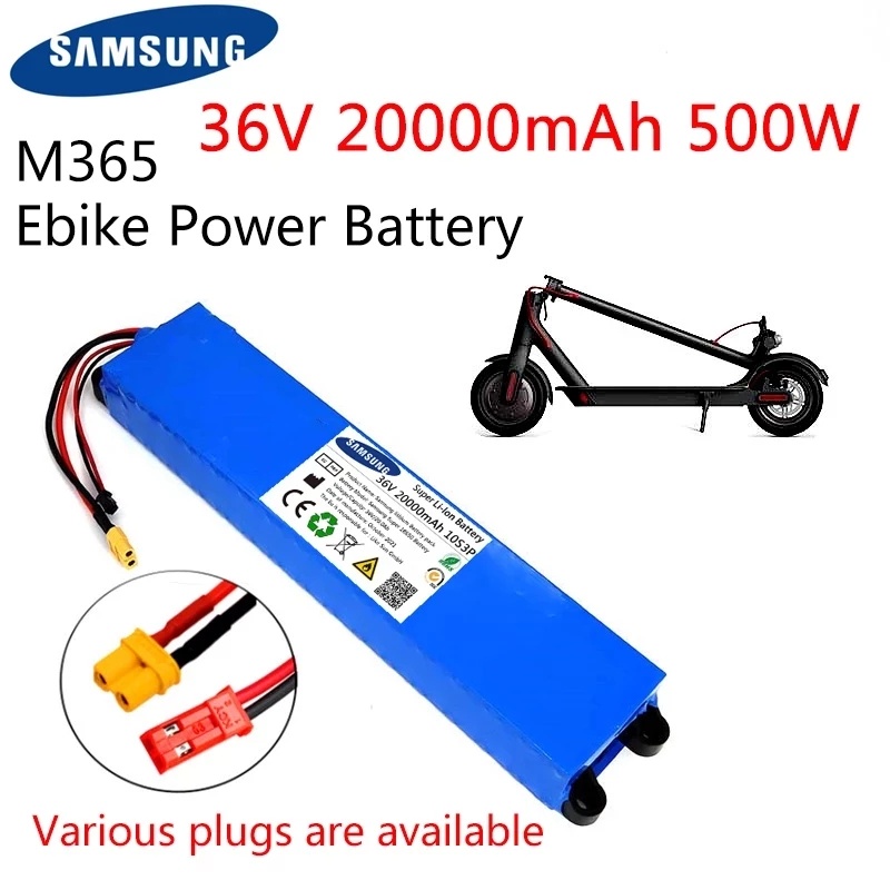 36V Battery 20Ah 18650 lithium battery pack 10S3P 20000mah 500W Same port 42V Electric Scooter M365 