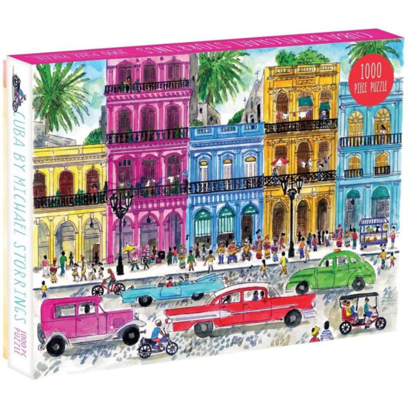 Jigsaw puzzle by Galison  Cuba 1,000 pieces จิ๊กซอว์ 1,000 ชิ้น
