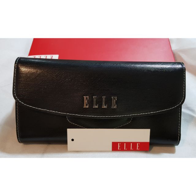 กระเป๋าตังค์ ELLE สีดำ ของแท้