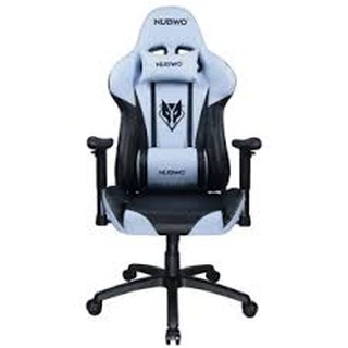 NUBWOCH-007 เก้าอี้เกมมิ่ง Gaming Chair - ฟ้าดำ/ขาวน้ำตาล ประกัน 1ปี