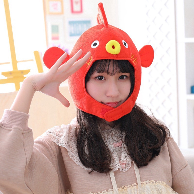 ส่งด่วน l หมวกปลาปักเป้า🐡 พร้อมส่งจากไทย🇹🇭