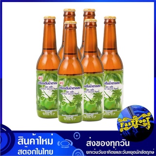 เครื่องดื่มน้ำตาลสด 320 มล. (แพ็ค6ขวด) aro เอโร่ Coconut Nectar Drink เครื่องดื่ม น้ำตาลสด