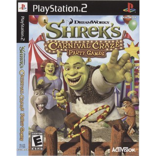 แผ่นเกมส์ Shreks Carnival Craze PS2 Playstation2 คุณภาพสูง ราคาถูก