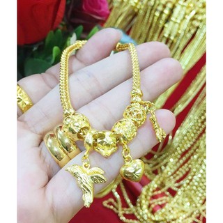 สร้อยข้อมือหุ้มทองคำแท้ 5 ไมครอน