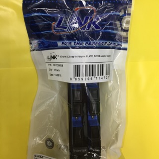 UF-2266SM 6 Duplex SC Snap-In Adapter Plate,SC SM adaptor loaded Link