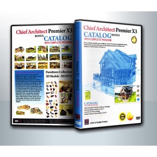 แผ่นโปรแกรมคอมพิวเตอร์ PC Chief Architect Premier X3 Bonus Catalog ( 1 DVD )