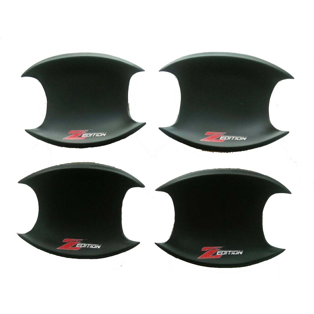 เบ้ากลม เบ้ารองมือเปิด 4 ประตู Revo Revo Rocco สีดำด้าน เขียน Zedition