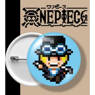 ONE PIECE BADGE PIXEL เข็มกลัด วันพีช ซาโบ sabo