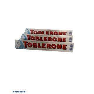 TOBLERONE White Chocolate !! รสไวท์ซ็อกโกแลต...สีขาว!! 1SETCOMBO 3แท่ง/บรรจุ100g  ราคาพิเศษ  สินค้าพร้อมส่ง!!