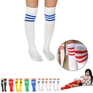 Mens Womens Soft Socks Soccer Baseball Football Over Knee