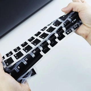 ซิลิโคนคีย์บอร์ดแมคบุคSilicone keyboard MacBook ภาษาไทย/ENG ใสTPU Layout US แผ่นคลุมคีย์บอร์ดMacBook