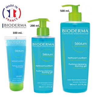 พร้อมส่ง 😍Bioderma Sebium Purifying Cleansing Foaming Gel 100-200-500ml