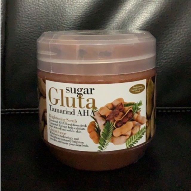 ✈️สครับมะขาม sugar gluta scrub tamarind สครับeve and boy