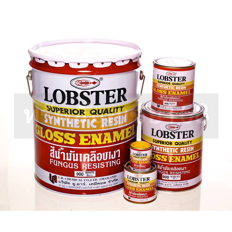 ส น ำม น ตราก ง Lobster Gross Enamel 0 085ล ตร ส ทาไม ส ทาเหล ก ส ทาบ าน ส เคล อบเงา เน อส เยอะ Shopee Thailand