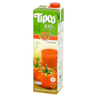 🔥*พร้อมส่ง*🔥 ทิปโก้ น้ำมะเขือเทศ 100% 1 ลิตร Tipco 100% Tomato Juice 1L