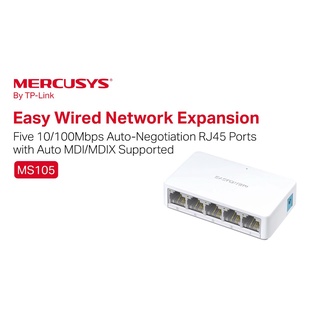 MERCUSYS 5-Port 10/100Mbps Desktop Switch (MS105)