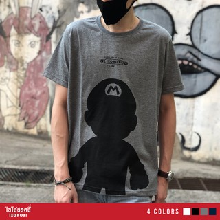 Unisex T-Shirt เสื้อยืดคอกลม แขนสั้น เสื้อยืดพิมพ์ลาย Mario ใส่ได้ทั้งผู้หญิง-ผู้ชาย/ รุ่น IA-078