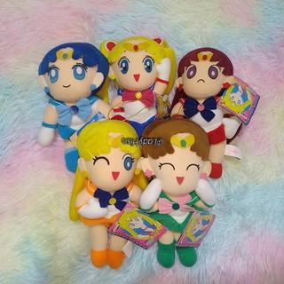 💥 ตุ๊กตา Banpresto 💥 ตุ๊กตาเซเลอร์มูน เซเลอร์มูนครบเซต อัศวินเซเลอร์ ครบทีม เซเลอร์มูน Sailor Moon งานสะสม  Doll Collect