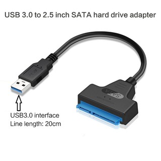 Usb 3 . 0 / 2 . 0 / Type C To 2 . 5 นิ้ว Sata ฮาร์ดไดรฟ์อะแดปเตอร์แปลงสายเคเบิ้ลสําหรับ Hdd / Ssd 2 . 5 นิ้ว