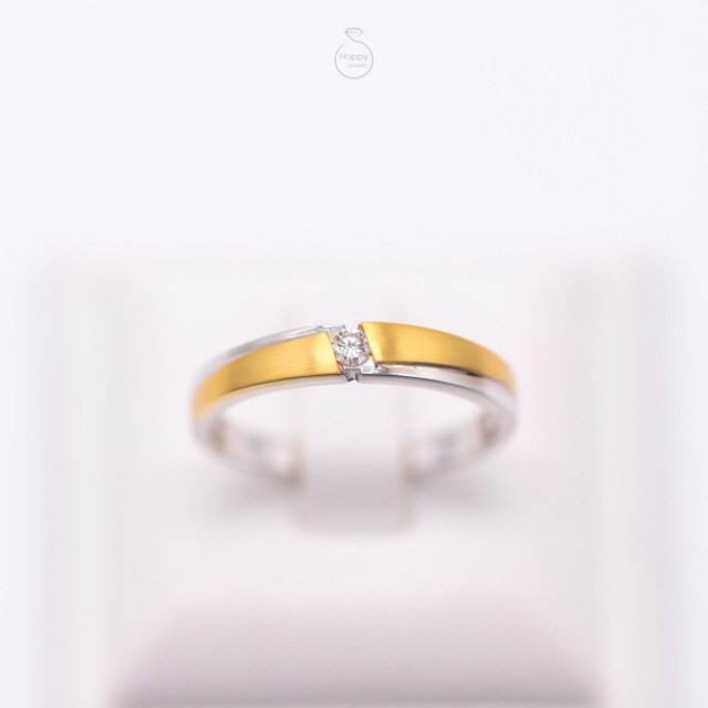 แหวนเพชรแท้เม็ดเดี่ยว เก๋ๆ ใส่ได้ทั้งชาย หญิง แหวนคู่ แหวนคู่รัก แหวนหมั้น  แหวนแต่งงาน Me527 | Shopee Thailand