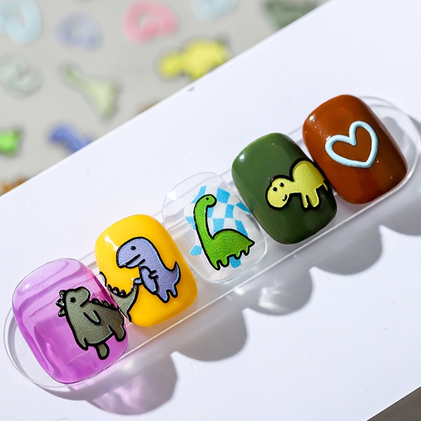 [SESAME] Kx Co-Branded Series สติ๊กเกอร์ติดเล็บลายนูน สติ๊กเกอร์ติดเล็บ สติ๊กเกอร์ติดเล็บ