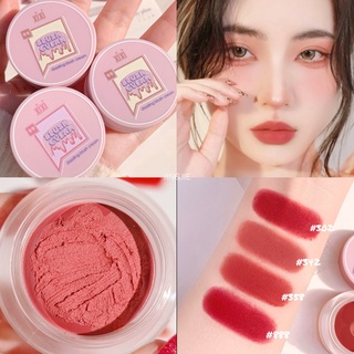 【JINGJIE】xixi ลิปมันกระป๋อง กำมะหยี่เนื้อแมตต์ ลิปกลาส ลิปสติกกันน้ำ ติดทนนา