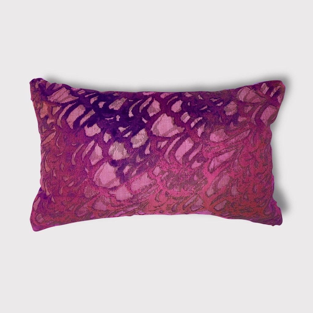 Velvet Feathers Pillow Cover only (Jim Thompson fabric)
