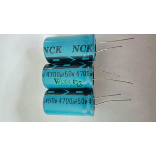 4700uf 50v NCK Capacitor ตัวเก็บประจุ คาปาซิเตอร์