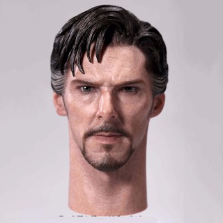 โมเดลฟิกเกอร์ Avenger Doctor Strange Benedict Cumberbatch Head ขนาด 1:6 สําหรับฟิกเกอร์ตัวผู้ 12 นิ้ว