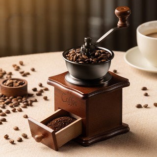 🚀ส่งจากกรุงเทพ TC เครื่องบดเมล็ดกาแฟ เครื่องบดกาแฟ Coffee Grinder แบบมือหมุน สแตนเลส​ - No.105