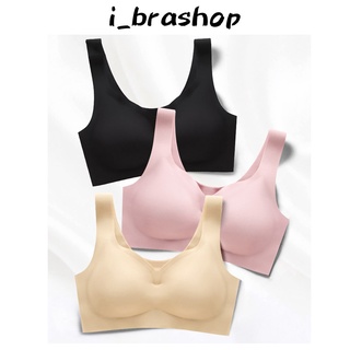 i_brashop สปอร์ตบรา บรามีฟองน้ำ งานสวยเนี๊ยบ บราไร้โครง เสื้อในไร้โครงสวมใส่สบาย บราออกกำลังกาย ครอปบรา  GLBAB159