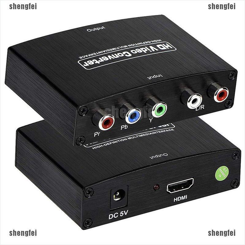 Shengfei ypbpr to hdmi 1080p to rgb อะแดปเตอร์แปลงเสียงและวิดีโอ #8