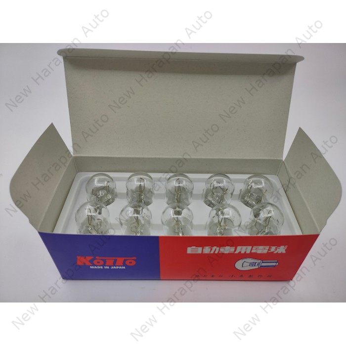 KOITO 1891 12V-W21/5W T20 W3x16q ขนาดใหญ่ Plug-in เบรคหยุดหลอดไฟ 2 ขา