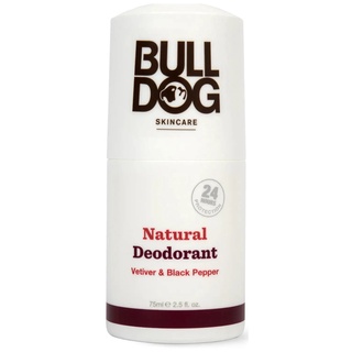 พร้อมส่ง ของแท้ Bulldog Black Pepper &amp; Vetiver Natural Deodorant 75ml