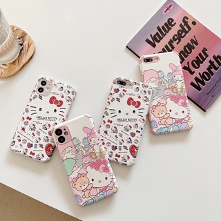 เคสโทรศัพท์ ซิลิโคนนิ่ม ลายการ์ตูนคิตตี้น่ารัก สำหรับ OPPO A31 A32 A53 A52 A92 A91A5 2020 A9 2020 Reno 3 Reno 4 Reno 6.4 F11 F9 A83 A3s A12e R11s R15 Pro