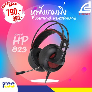 SIGNO E-Sport 7.1 Surround Sound Gaming Headphone รุ่น PALAZZO HP-823 (Black)IGNO E-Sport 7.1 Surround Sound Gaming Head