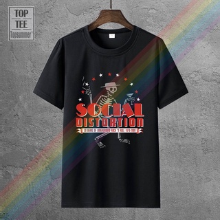 ขายดี!ขายดี เสื้อยืด พิมพ์ลาย Social Distortion Skelly Star Arch PGdfhm64BJcakc67 สไตล์คลาสสิกS-5XL