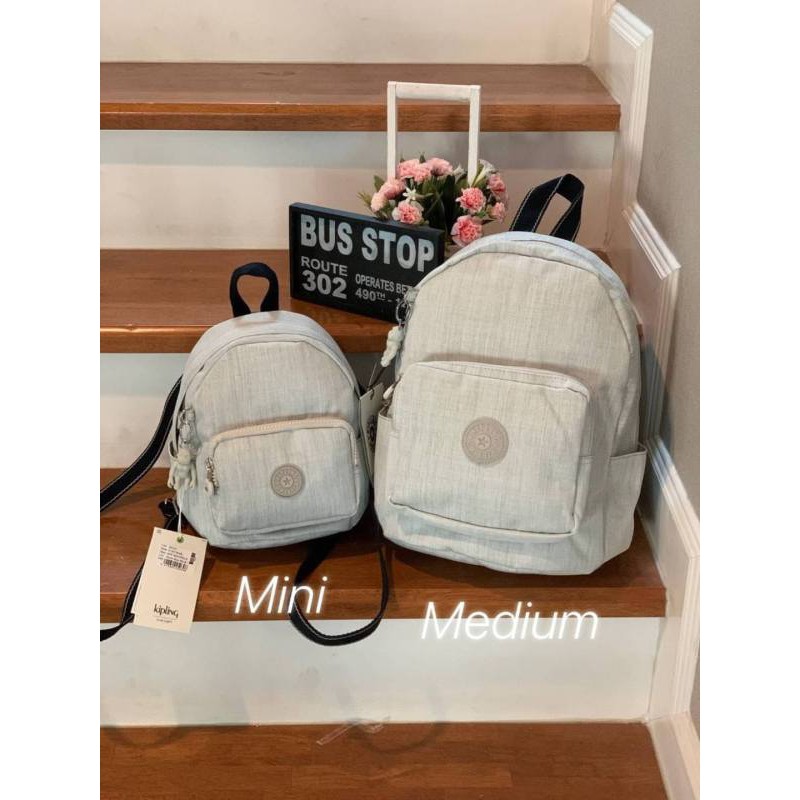 กระเป๋า กระเป๋าเป้ กระเป๋าเป้สะพายหลัง Kipling  mini backpack &amp; malcom medium backpack จาก White Sand Collection