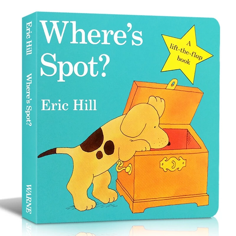 Where's Is Spot In English kids Early Learning Educational Toys Children Reading Hard Cover books